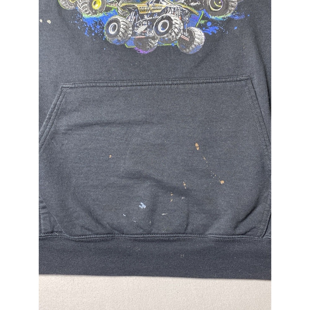 Monster Truckz Hoodie Men's 2XL Black Graphic Monster Truck Pullover - Picture 3 of 7